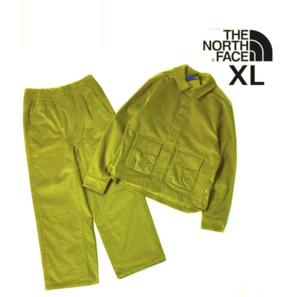 The North Face Men’s Corduroy Utility Jacket & Trousers Suit Sulphur Moss - Picture 1 of 2